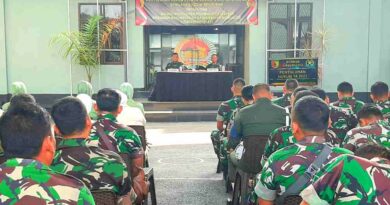 Minimalisir Pelanggaran, Anggota Militer dan PNS Kodim 0811 Tuban Terima Penyuluhan Hukum