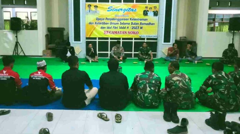 Kapten Inf Prayitno Hadiri Rapat Sinergitas Dengan 3 Pilar Di Wilayah Kecamatan Soko